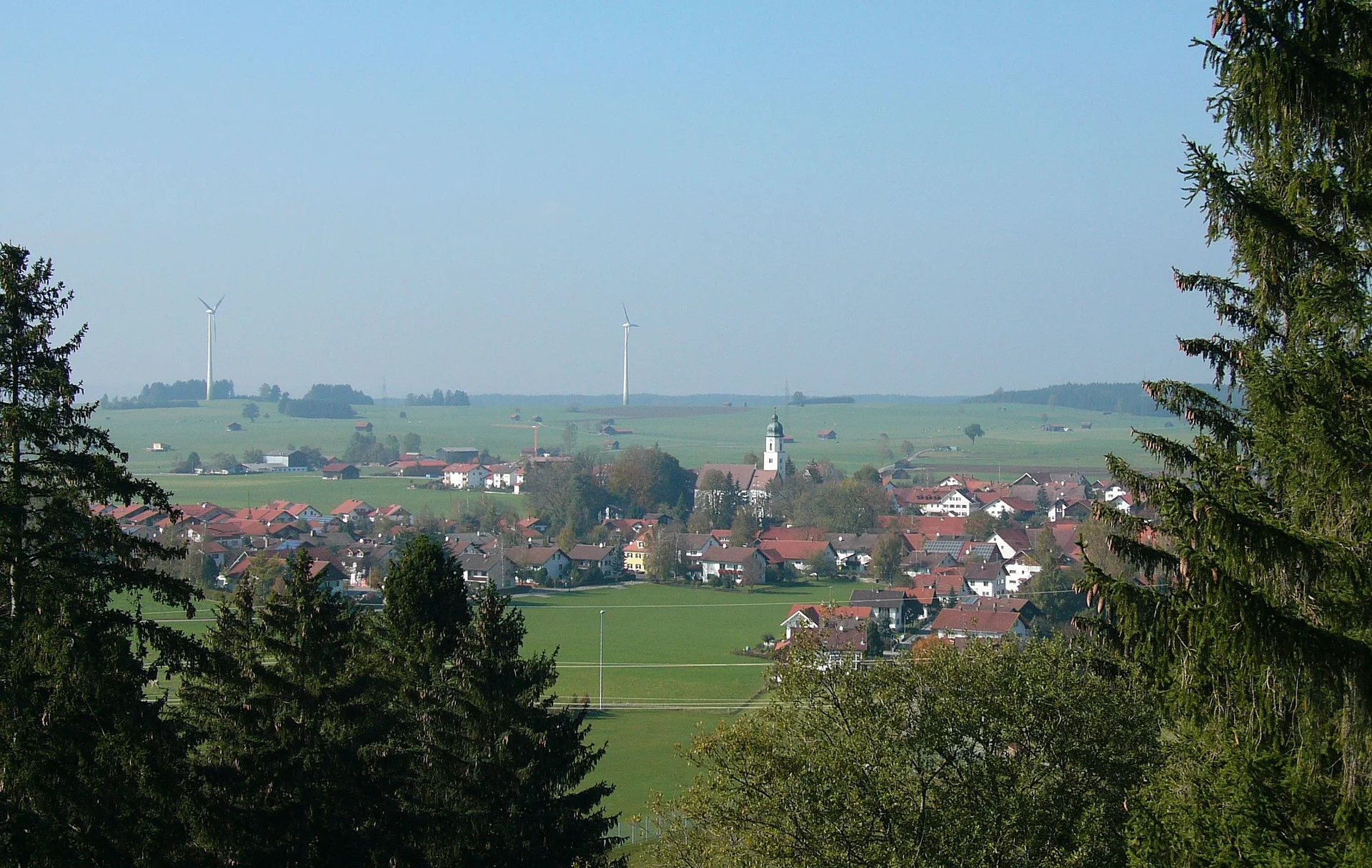 Panorama von Bidingen
